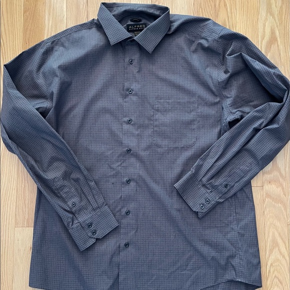 Alfred Sung Cotton Mens Dress Shirt - Picture 9 of 9